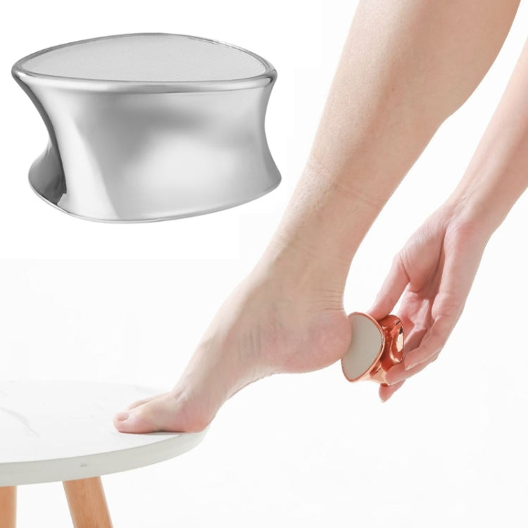 Foot Callus Remover Electric Pedicure Tool Hair Removal Grinder Silver 2 in 1