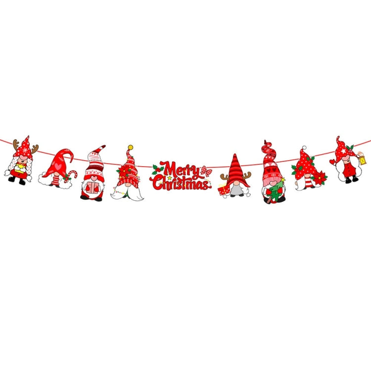 Weihnachts-Alphabet-Wimpelkette für Weihnachtsfeiern, HL024, HL025, HL026