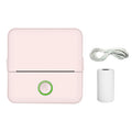 X6 200DPI Student Homework Printer Bluetooth Inkless Pocket Printer, Pink Printer Paper x1, White Printing Paper x1, Pink Printing Paper x5, White Printing Paper x5, Pink Sicker x5, White Sticker x5, Pink 5 Printer Paper+5 Stickers                     ...