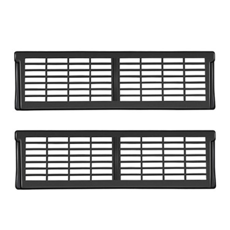1pair Car Under-seat Vent Protection Cover Decoration Accessories, For Tesla Model Y