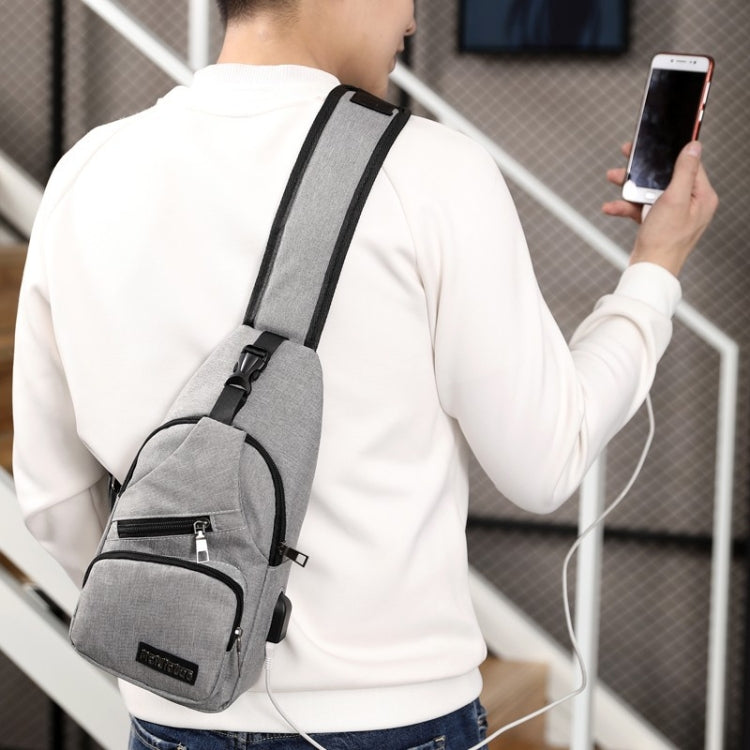 Men’s Chest Bag – Sports, Casual, Youth Shoulder & Crossbody Bag