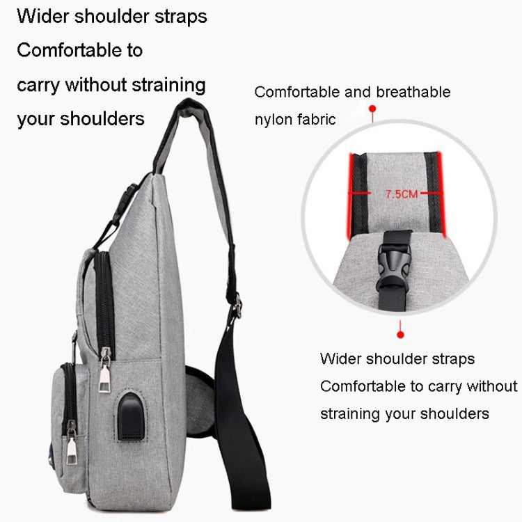 Men’s Chest Bag – Sports, Casual, Youth Shoulder & Crossbody Bag