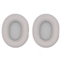 2pcs For Sony WH-1000XM5 Headphone Sponge Leather Case Earmuffs, WH-1000XM5(Black), WH-1000XM5(Platinum Silver)