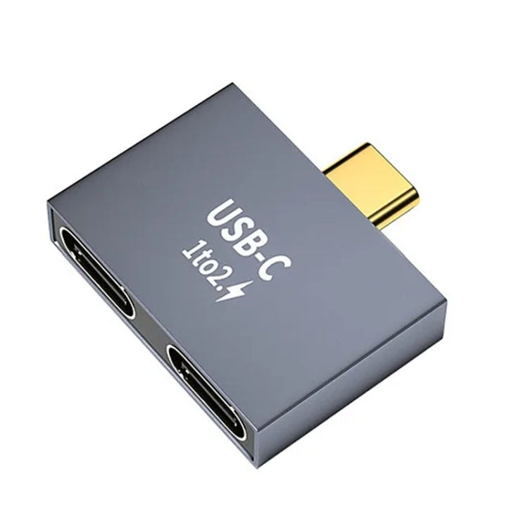 Type-C Docking Station Computer Charging Data Port Power Adapter, 2 x Type-C Female to 2 x Type-C Male, 2 x Type-C Female to Type-C Male