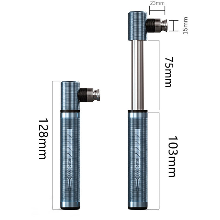 Portable Bicycle Thumbtube American And French Valve Mini Pumps For Home Use