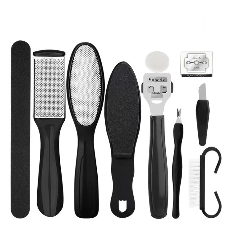 10-in-1 Pedicure Foot Care Kit – Callus Remover, Foot File & Nail Care Set