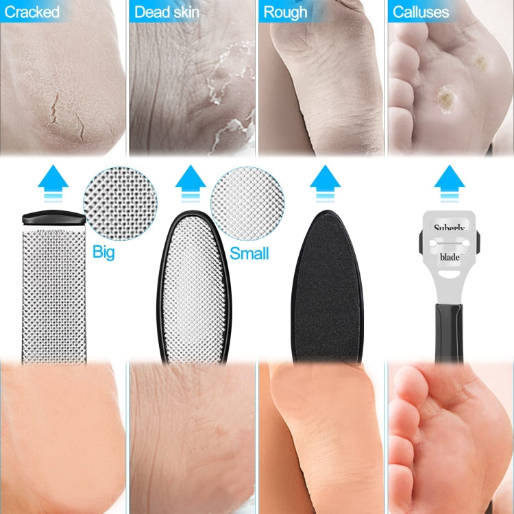 10-in-1 Pedicure Foot Care Kit – Callus Remover, Foot File & Nail Care Set