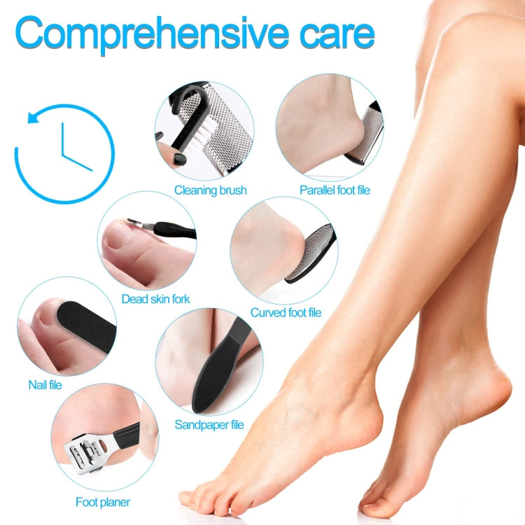 10-in-1 Pedicure Foot Care Kit – Callus Remover, Foot File & Nail Care Set