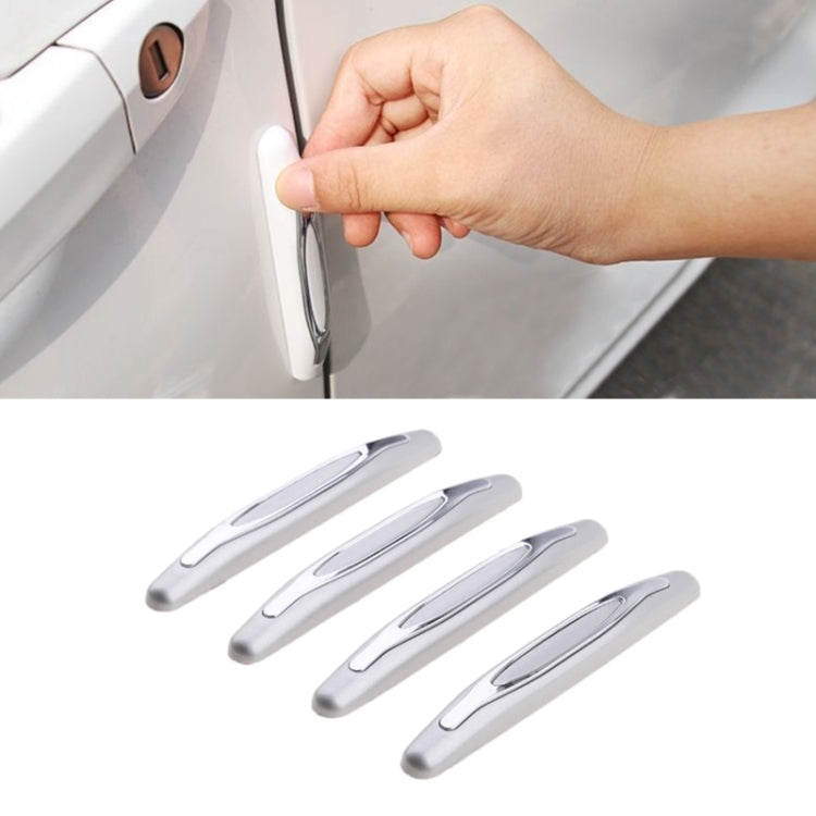 Car Door Edge Guards Anti Collision Scratch Protector Strips Mirror Stickers Grey