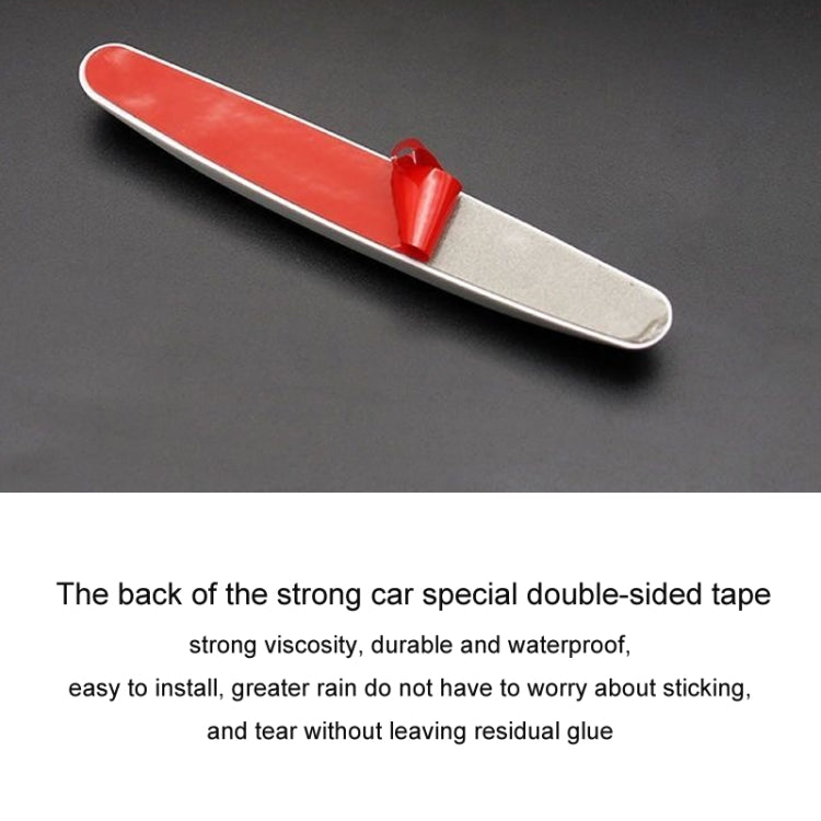 Car Door Edge Guards Anti Collision Scratch Protector Strips Mirror Stickers Grey