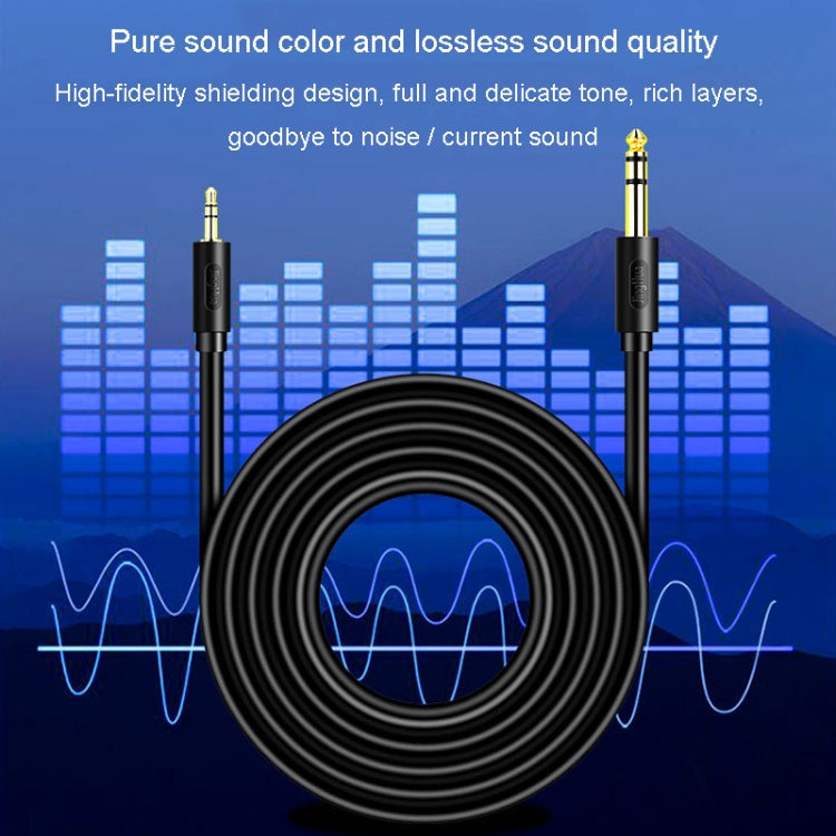 JINGHUA 3,5 mm auf 6,35 mm Audiokabel Verstärker Gitarrenkabel, 0,5 m, 1,5 m, 3 m, 5 m