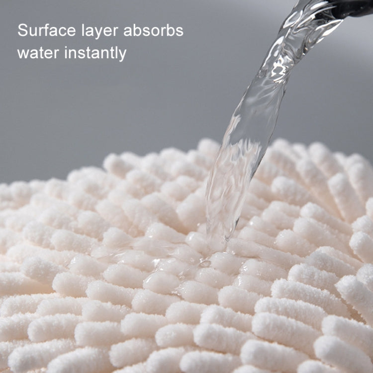 Hand Wipe Ball Quick Dry Hanging Towel Kitchen Bathroom Cleaning Rag Grey