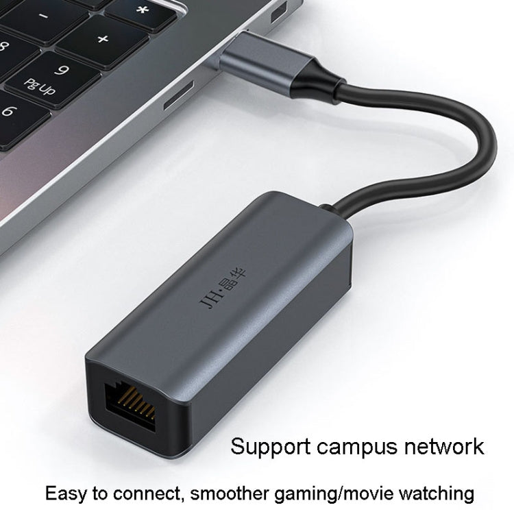 JINGHUA Gigabit LAN Converter For Computer External Driverless Network Card, USB3.0 Single Port, Type-C Single Port, USB3.0 Four Port, Type-C Four Port