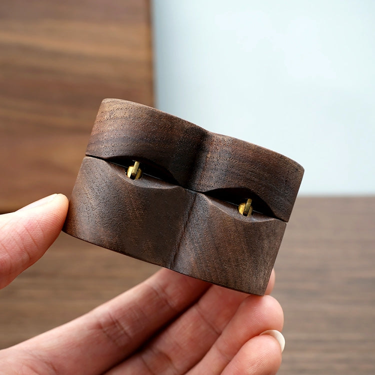Wooden Heart Shape Ring Box Jewelry Storage Wedding Engagement Gift Box RB529-C2