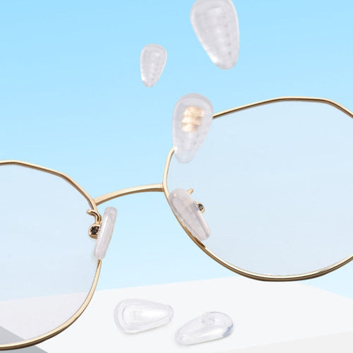 25pairs Eyeglasses Airbag Nosepiece Silicone Soft Nose Pad Universal Accessory, Model: Medium