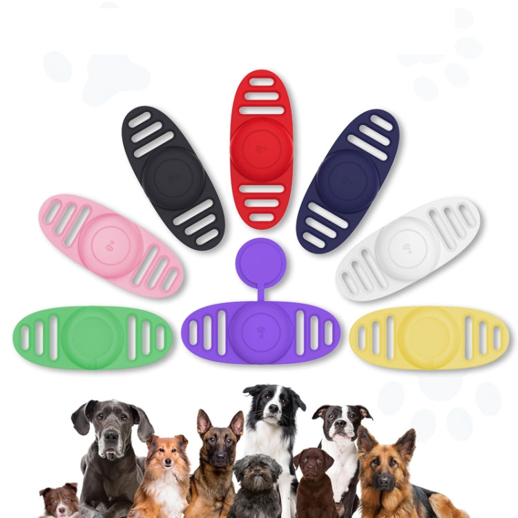 Waterproof Silicone Case Pet Collar Holder Luminous Blue Tracker Cover