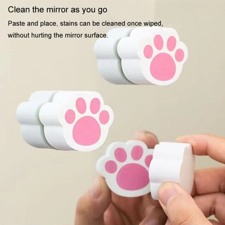 Bathroom Glass Mirror Cleaner Sponge Water Stain Removal Descaler Tool Pink