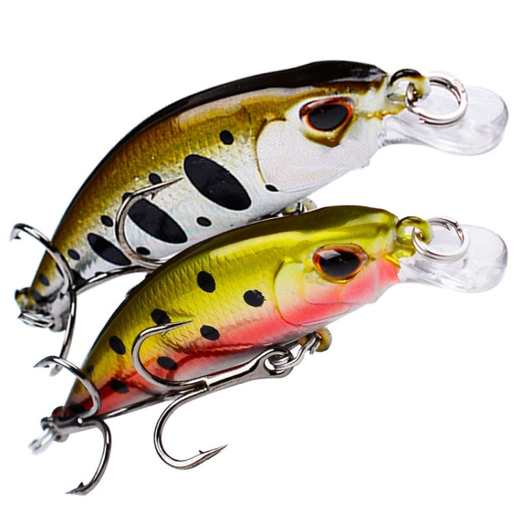 5.3cm 4.6g Sinking Minnow Lure Long Casting Bionic Plastic Hard Bait Fishing Tackle, PROBEROS DW577 8003 Hook, PROBEROS DW578 Ordinary Hook