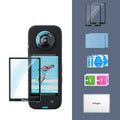 aMagisn Hartglas-Displayschutzfolie für Insta360 X3 Sportkamera-Zubehör, 2er-Set