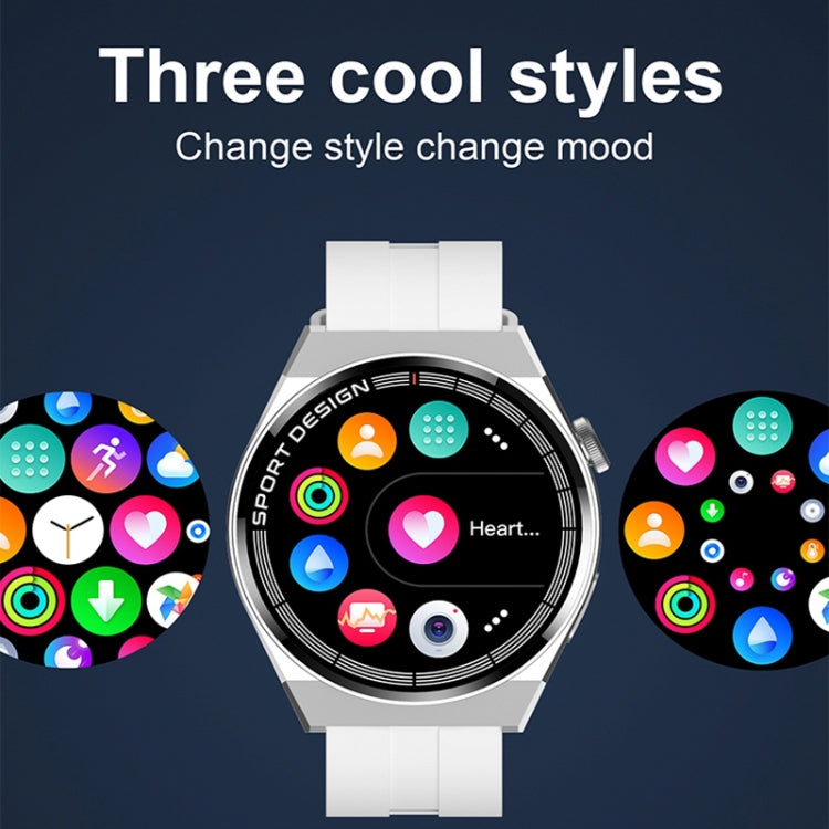 G3Pro 1.28-Inch Health Monitoring Bluetooth Call Smart Watch With NFC, Black Silicone, Silver Silicone, Black Leather, Brown Leather, Black Steel, Silver Steel, Black Three-bead Steel, Silver Three-bead Steel