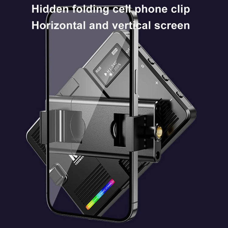 Rechargeable Pocket Light Mini Photography Light LED Outdoor Shooting Supplementary Light, Desiontal M15 3 Color Temperature, Desiontal M16 RGB