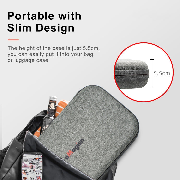 For Insta360 X5 / X4 aMagisn Medium Storage Bag Clutch Bag Protective Case, Medium