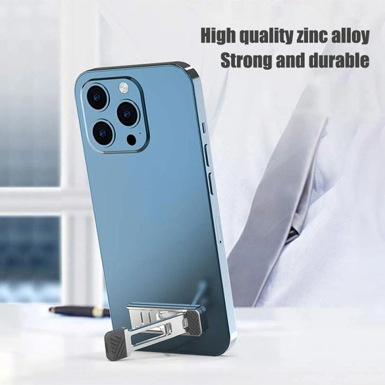 2pcs Invisible Cooling Stand Heightening Pad For Laptop & Smartphones & Tablet, 110034 Light Gray