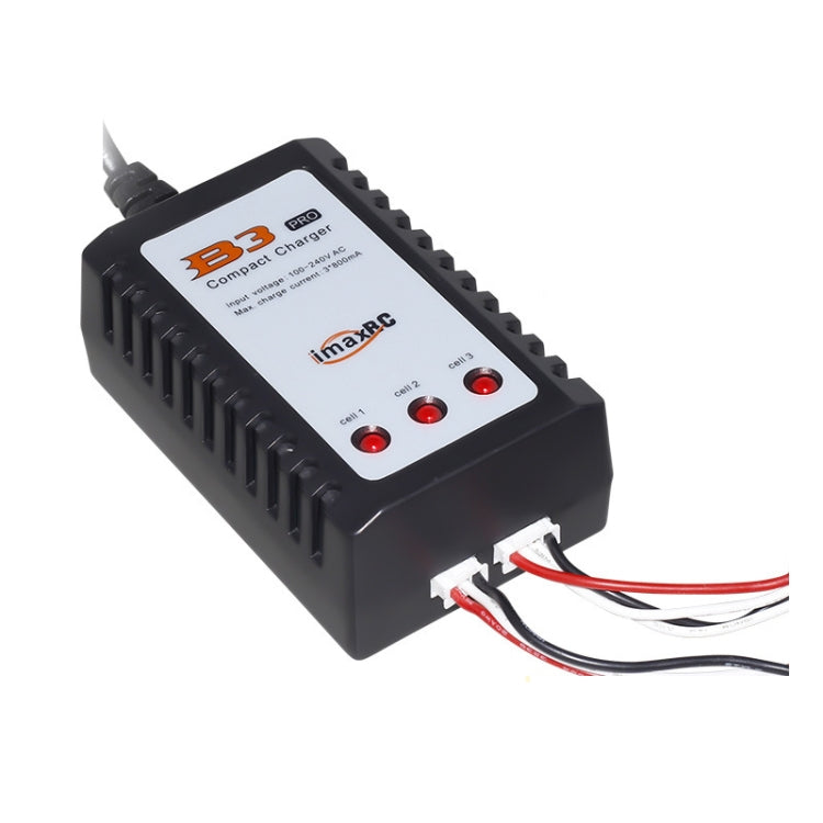 ImaxRC 7.4V/11.1V 2S/3S Modellflugzeug Drohne Lithium-Akku Intelligentes Balance-Ladegerät, US-Stecker