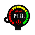 Morfayer Motorcycle Dual Display Intelligent Alarm Power Meter, Voltmeter, Water Temperature Meter, Voltmeter+Water Temperature Meter