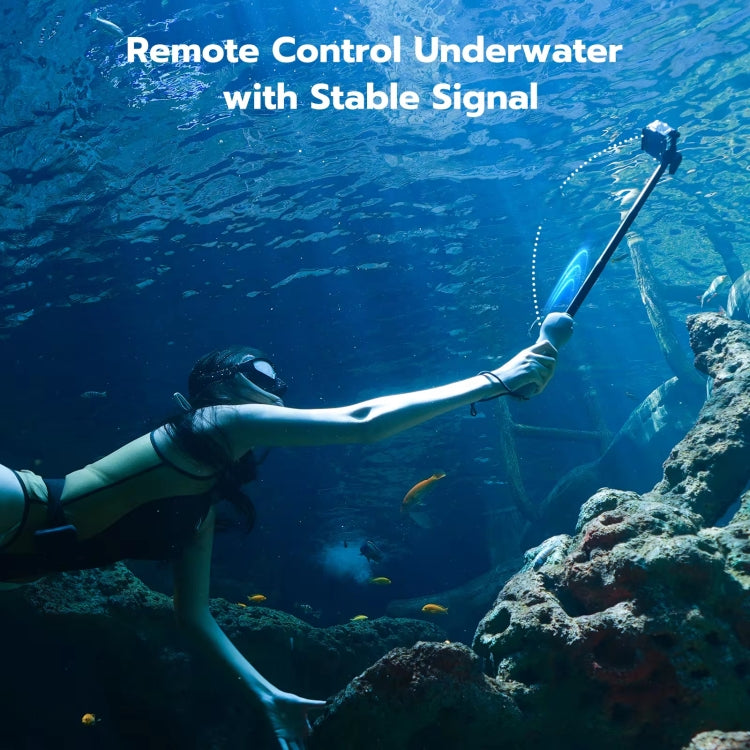 Underwater Selfie Stick Wireless Remote Control For GoPro HERO12 Black / HERO11 Black / HERO10 Black / HERO9 Black / HERO8 Black, Selfie Stick