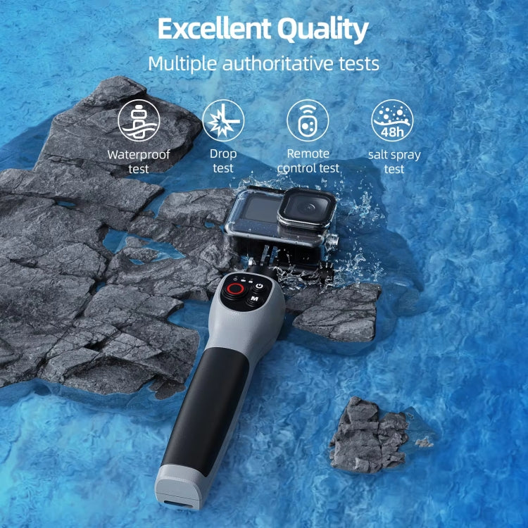 Underwater Selfie Stick Wireless Remote Control For GoPro HERO12 Black / HERO11 Black / HERO10 Black / HERO9 Black / HERO8 Black, Selfie Stick