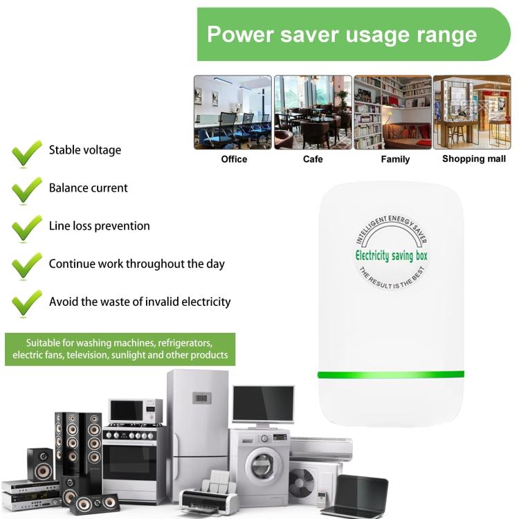 SD008 Smart Home Energy Saver Portable Safety Power Saving Box, EU Plug, US Plug, UK Plug