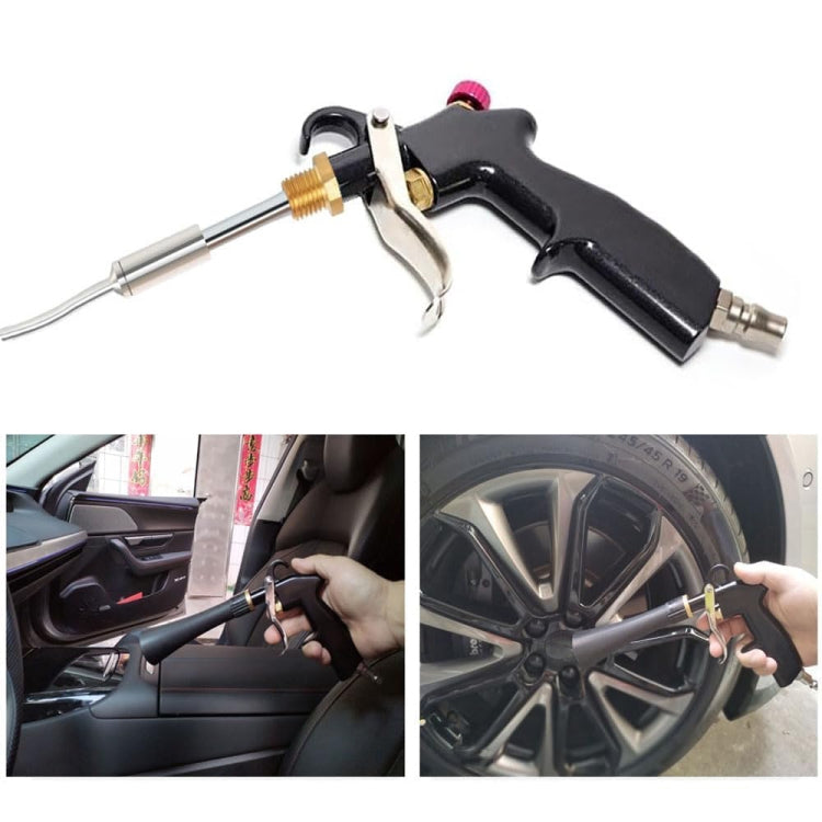 High Pressure Car Interior Cleaning Gun with Bearing Car Beauty Dust Removal Brush
