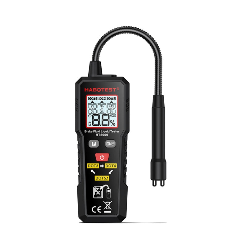HABOTEST Automobile Motorcycle Brake Fluid Moisture Tester