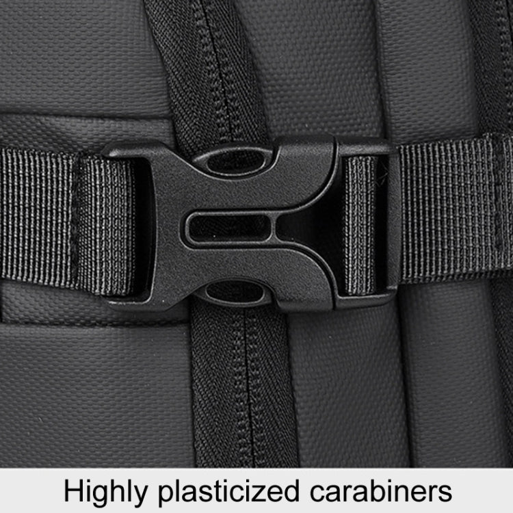 WEIXIER B726 Simple Expandable Double-Shoulder Backpack Large Capacity Business Casual Bag