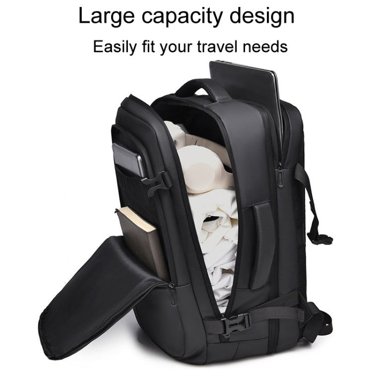 WEIXIER B724 Business Large Capacity Double-Shoulder Commuter Computer Bag Expandable Travel Backpack
