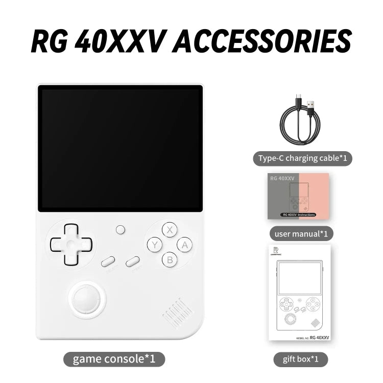 Screen Joystick Game Console With Ambient Light Portable Retro Handheld Console, 64GB, 64GB+128GB, 64GB+256GB