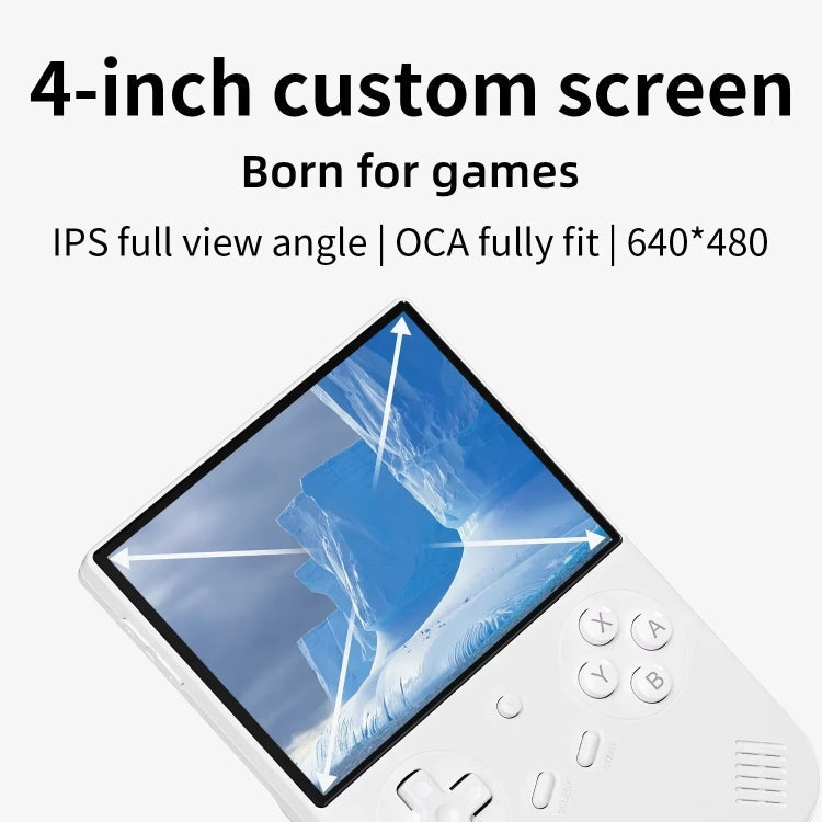 Screen Joystick Game Console With Ambient Light Portable Retro Handheld Console, 64GB, 64GB+128GB, 64GB+256GB