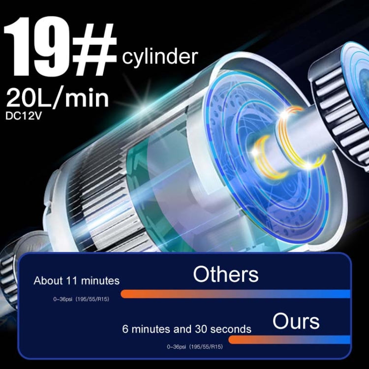 Car Portable Multifunctional Intelligent Digital Display Inflatable Pump