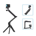 TELESIN Tri-folding Tripod For Sports Camera Mobile Phone Selfie Stand Desktop Fixed Bracket