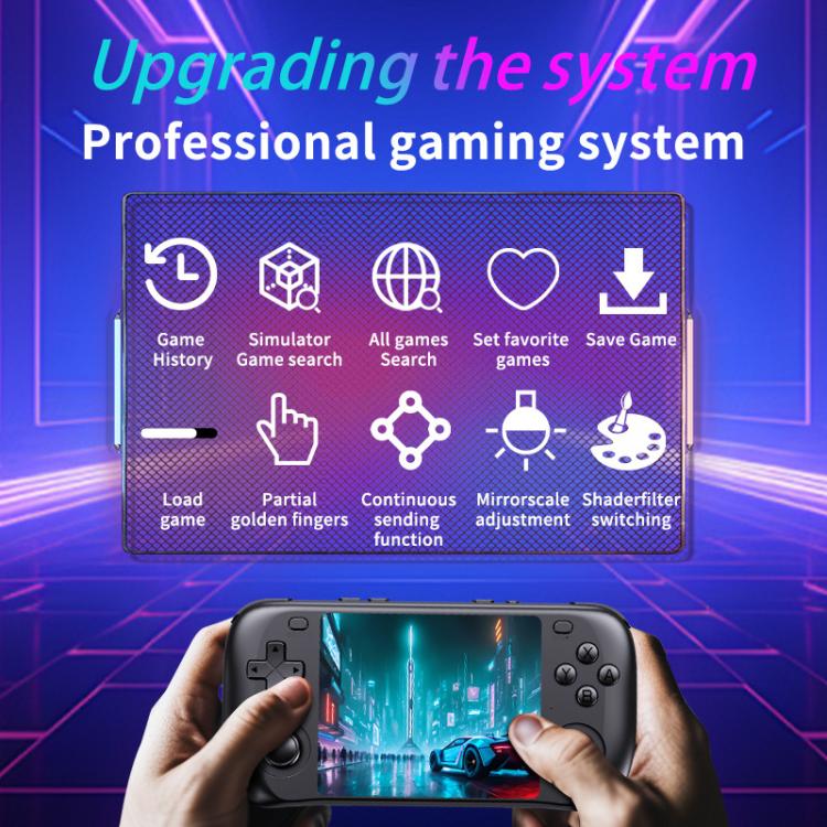 Game Console Linux System GBA Handheld Video Game Console, 64G, 128G