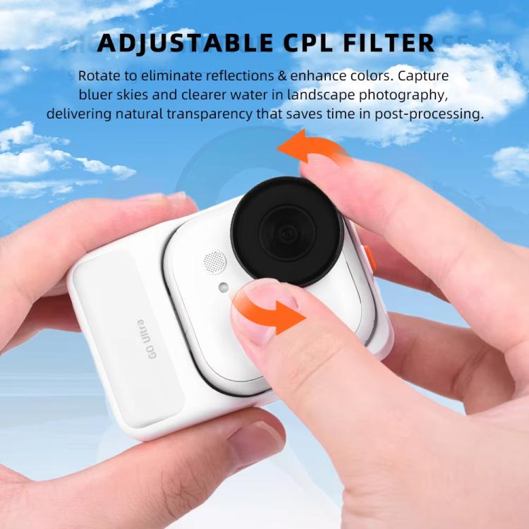Für Insta360 Go Ultra BRDRC Objektivfilter Kamerazubehör, UV, CPL, ND16, ND8+ND16+ND32