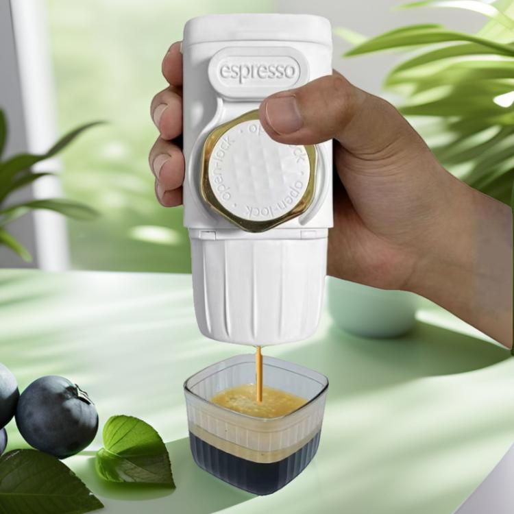 Tragbare Hand-Kaffeemaschine für Zuhause und unterwegs, manuelle Press-Kaffeebereiter