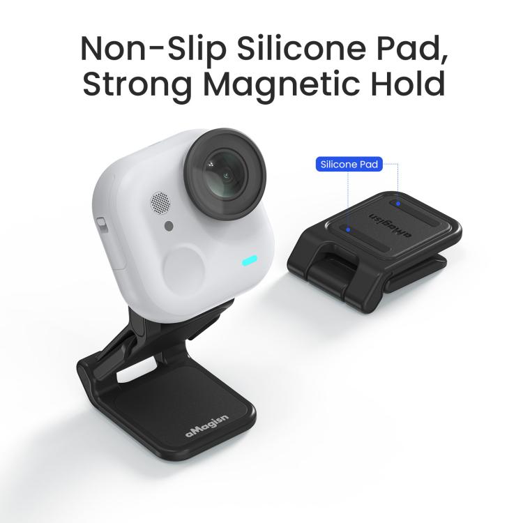 Für Insta360 GO Ultra Magnetic Easy Clip AMagisn Halterung 180-Grad verstellbarer Winkel für flexible POV-Aufnahmen