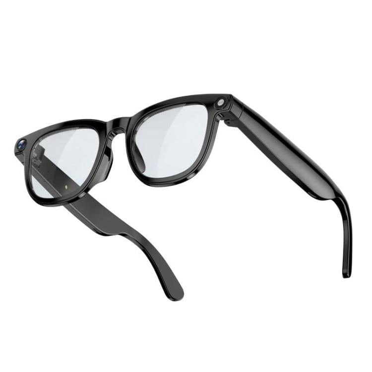 JS01 Pro Smart Glasses unterstützen 12MP Kamera, KI-Übersetzung, Personenerkennung, Video- und Audioaufnahme, transparente Blaulichtfiltergläser, Gläser mit blauem Verlauf, Gläser mit rotem Verlauf