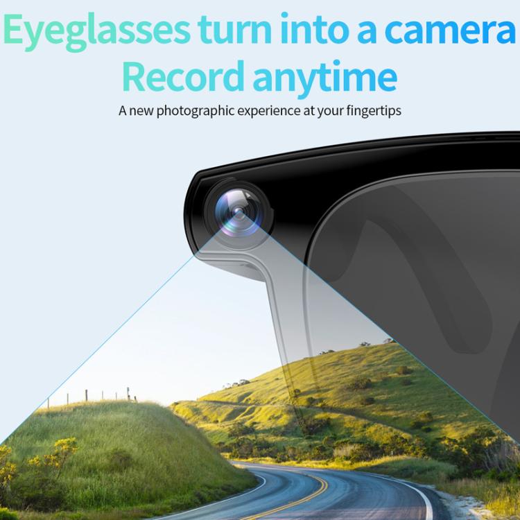JS01 Pro Smart Glasses unterstützen 12MP Kamera, KI-Übersetzung, Personenerkennung, Video- und Audioaufnahme, transparente Blaulichtfiltergläser, Gläser mit blauem Verlauf, Gläser mit rotem Verlauf