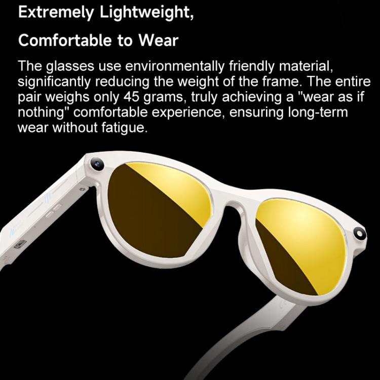 M88 Smart Glasses unterstützen 2MP Kamera, 720P Videoaufnahme, KI-Simultanübersetzung und Personenerkennung