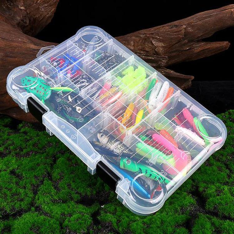 Köder-Set, mehrteiliger Minnow-Kunstköder, Crankbait-Haken, Angelzubehör-Werkzeuge, 385 Stück/Box