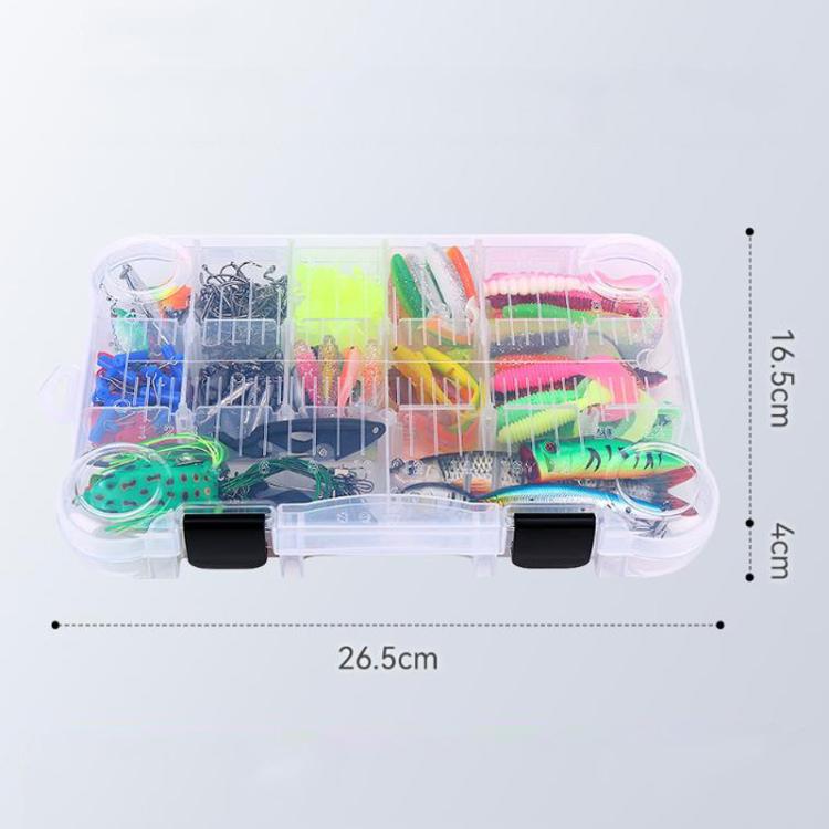 Köder-Set, mehrteiliger Minnow-Kunstköder, Crankbait-Haken, Angelzubehör-Werkzeuge, 385 Stück/Box