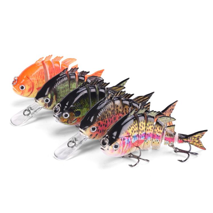 6-Segment versinkender Wobbler Hardbait